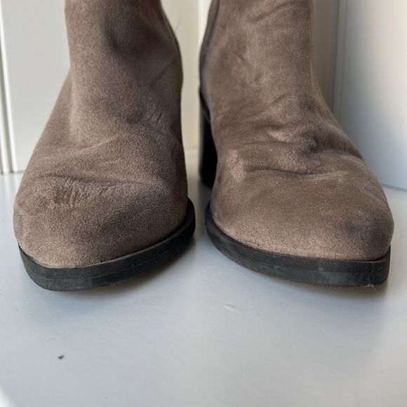 Abound Brown Faux Suede Booties Size 7 - Picture 9 of 14